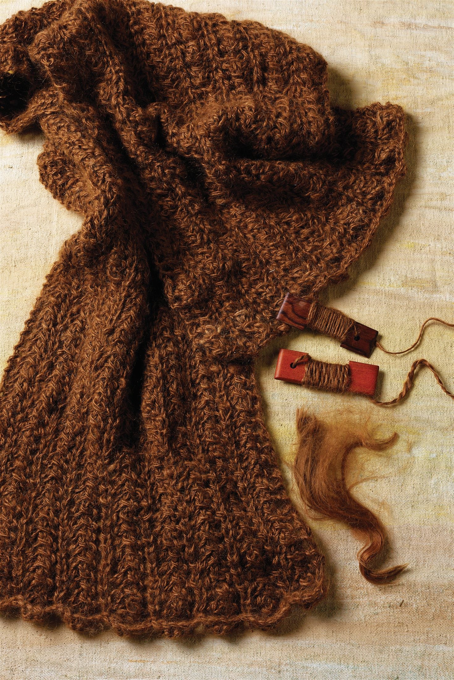 SO Pattern: Alpaca Autumn Scarf