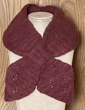 HF Pattern: Lacy leaf Ascot Knit