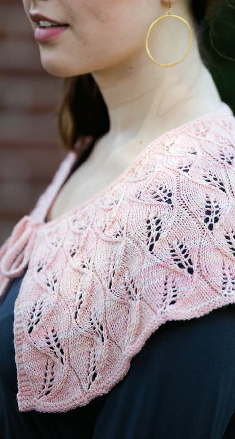 SO Pattern: Lacy Leaves Capelet