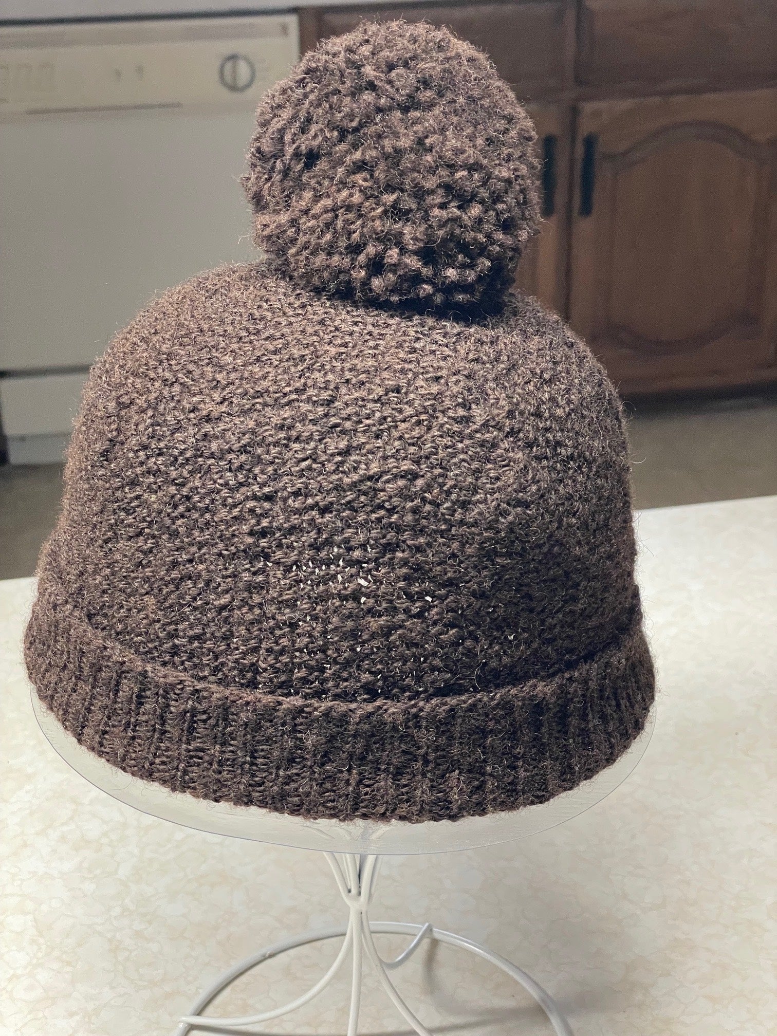 HF Pattern: Seed Stitch Hat Knit